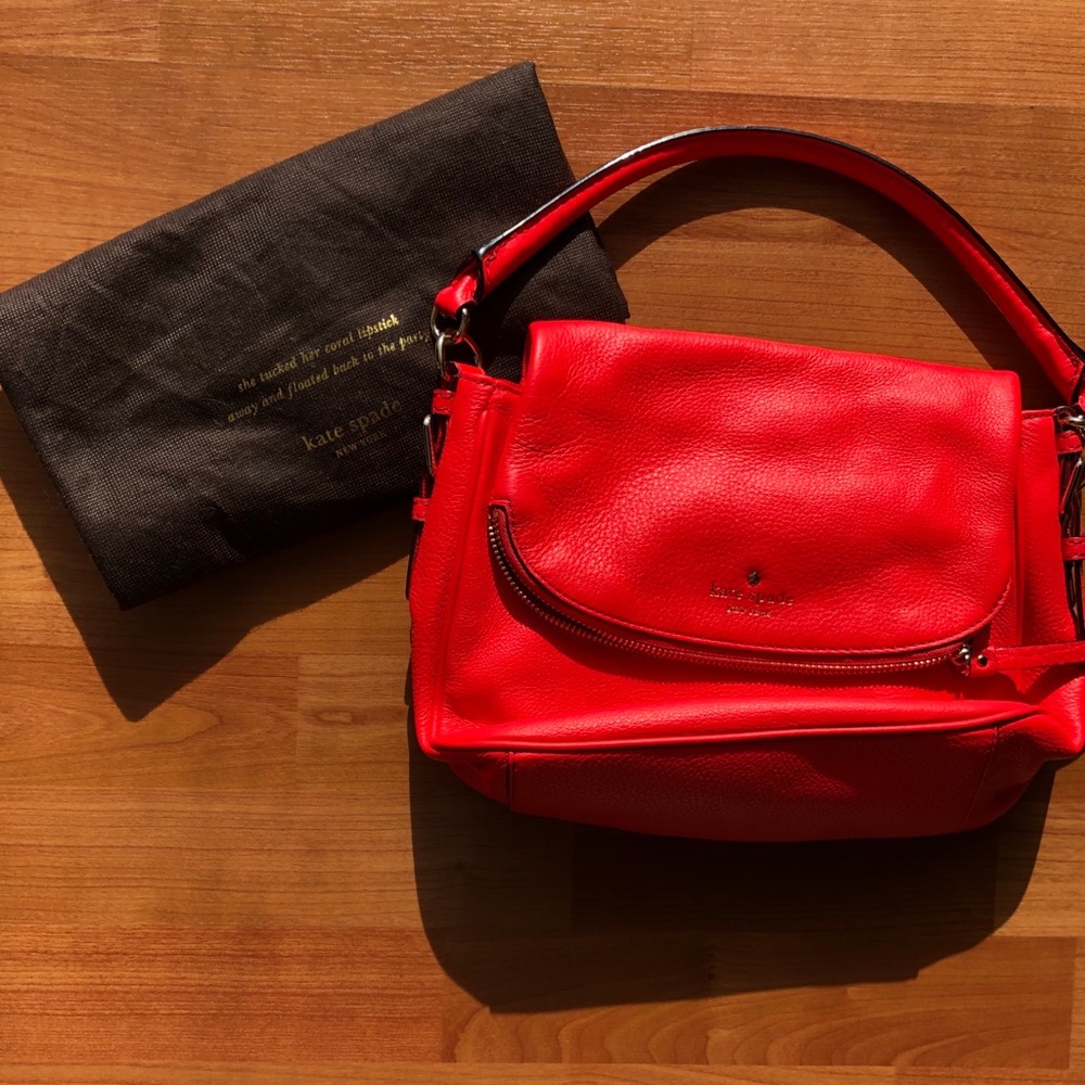 Brand New Kate Spade  - mini minka - crab red